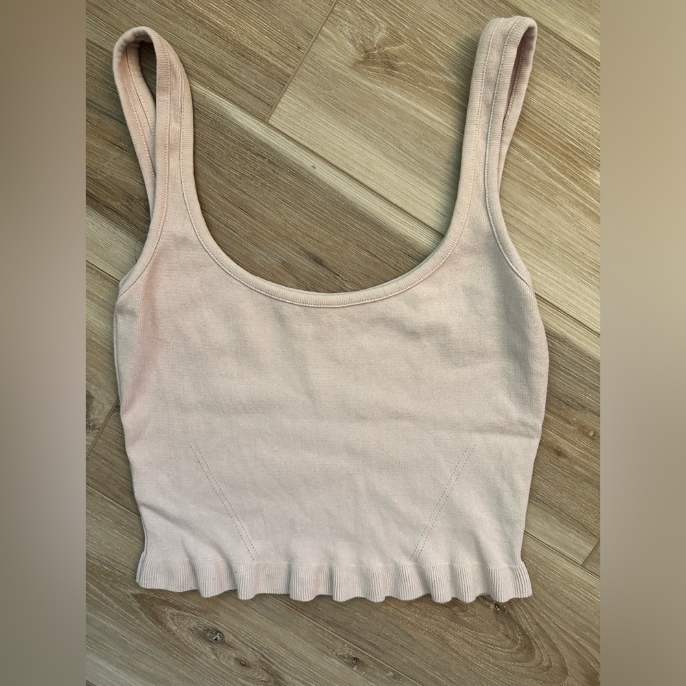 Zara Knit Shorty Tank Top S